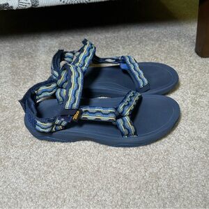Teva Hurricane XLT 2 Sandal Blue Adjustable Strap Big Kid Size 5
